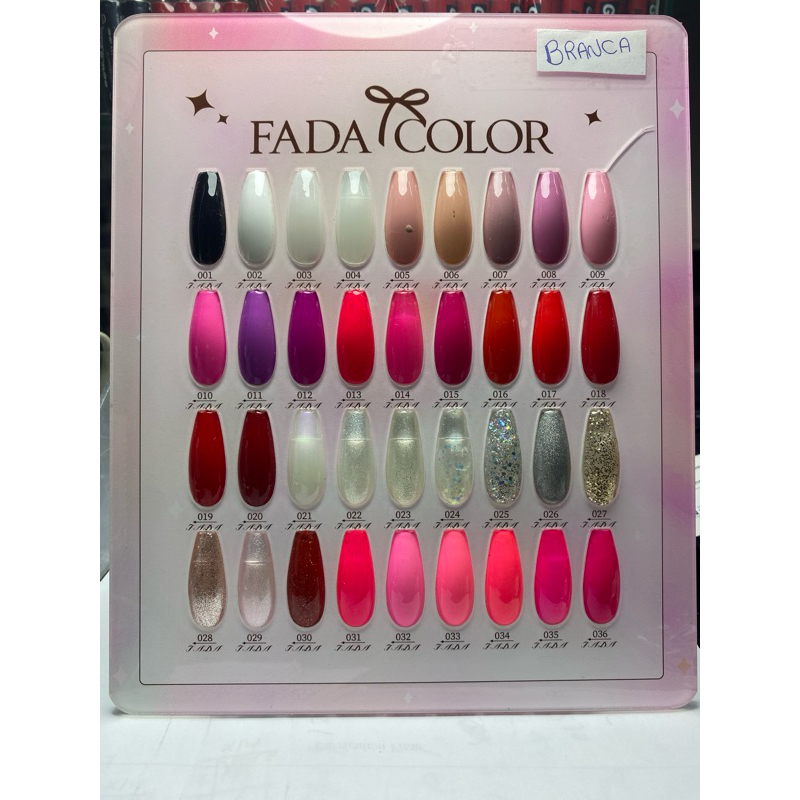 Esmalte Em Gel fada color Coleção branco 8ml | Shopee Brasil