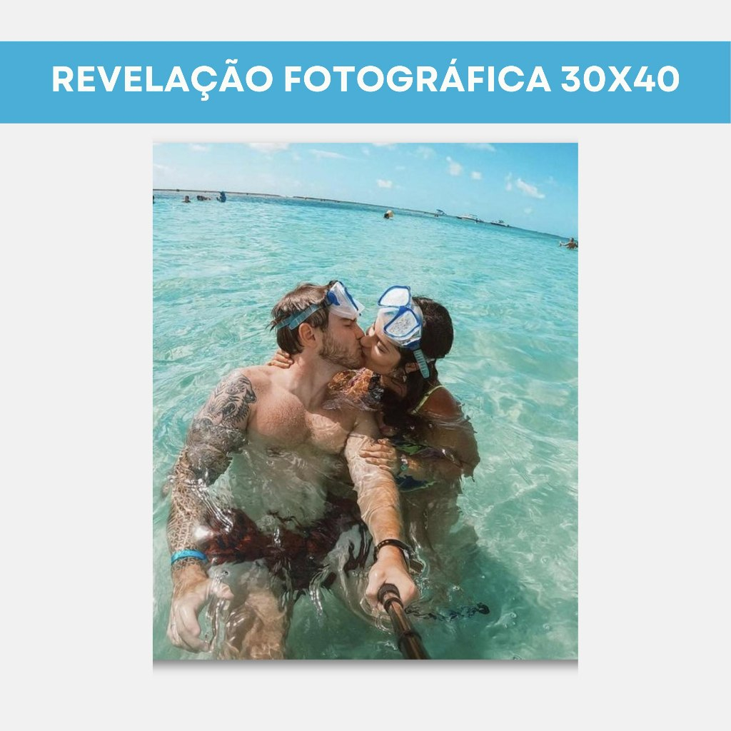 Revelação de foto 30x40 (3 unidades)