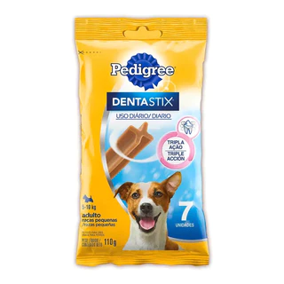 Petisco Pedigree Dentastix Cães Adultos Raças Pequenas 7 unidades 110g