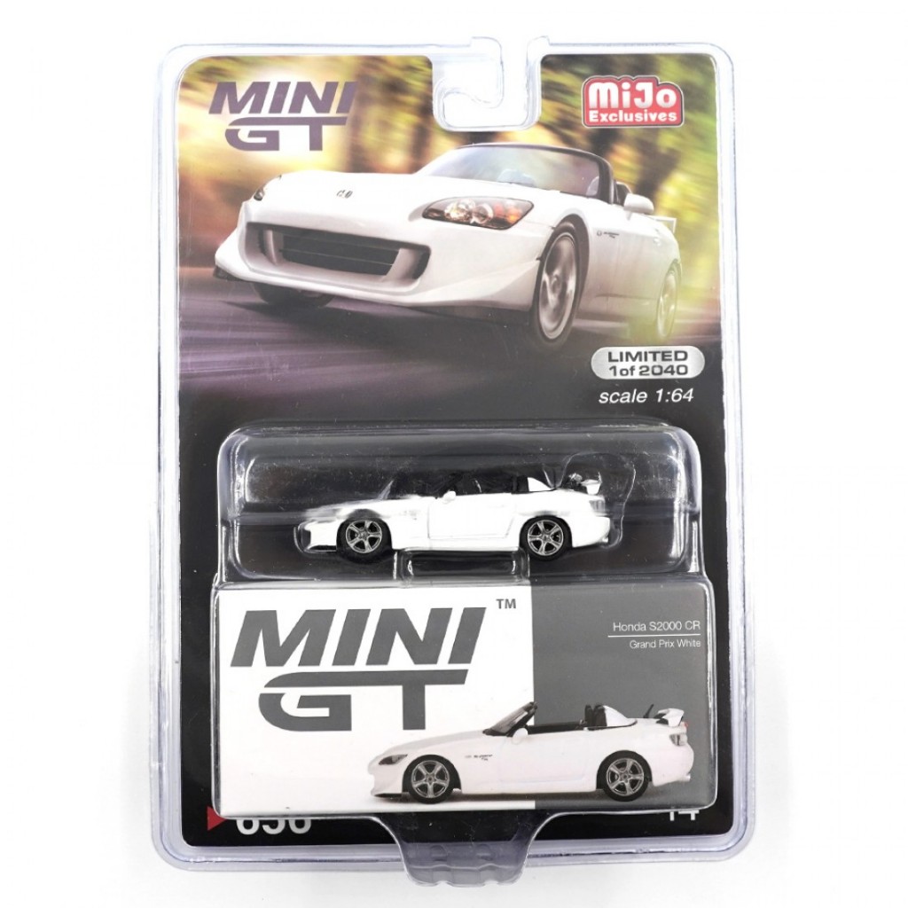 Mini GT MGT00656-MJ 656 1/64 HONDA S2000 AP2 CR GRAND PRIX Branco