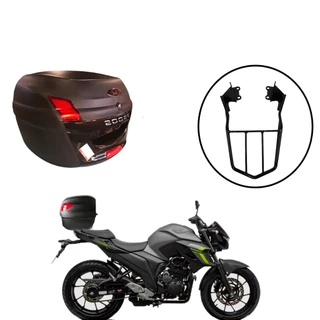 Baú Bauleto 34 Litros Awa Pross + Bagageiro Fz25 18 - 23