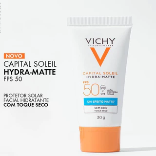 Protetor Facial Capital Soleil Hydra-Matte FPS 50 30ml
