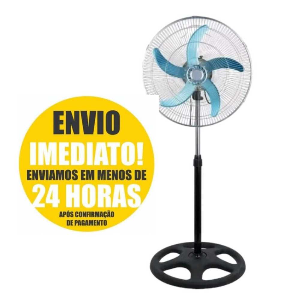 VENTILADOR Turbo de Coluna 5 Pás Inox