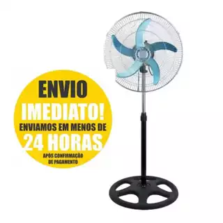 VENTILADOR Turbo de Coluna 5 Pás Inox