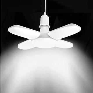 Lampada Led Luminária Multifuncional 4 Petalas 24w/28w Dobrável