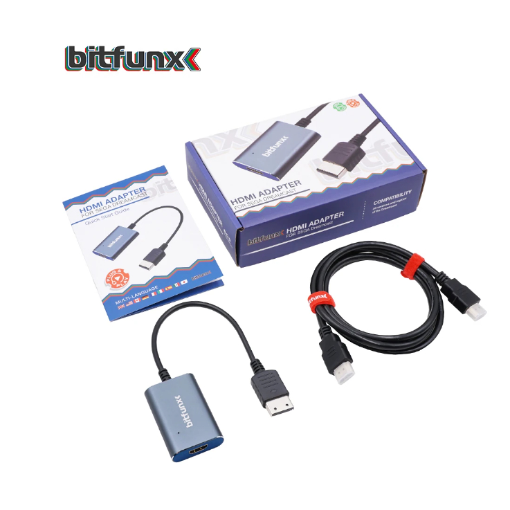 Dreamcast conversor HDMI 480i/480p Bitfunx