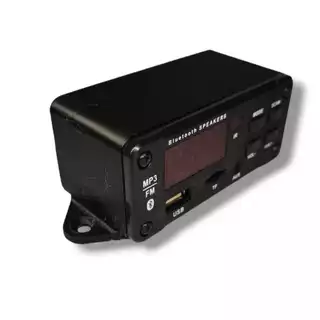 Kit Placa Amplificada MP3/Bluetooth de 50W com case e conector