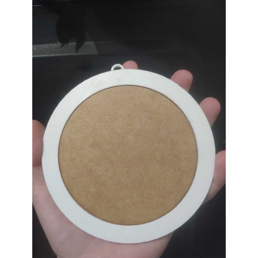 Moldura de plastico - Para bolacha de MDF 10CM - artesanato - decoração - Para bolacha de MDF 10CM