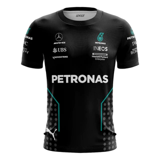 Camisa Camiseta Dry Fit Premium Esporte Formula 1 Equipe Hamilton 2024 Proteção Uv
