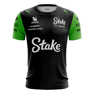 Camisa Camiseta Dry Fit Premium Esporte Formula 1 Equipe Stake Valteri Botas 2024 Proteção Uv