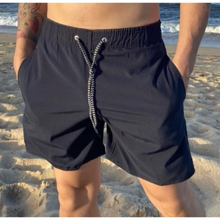 Short Masculino Tactel Grosso Adulto Surf Praia Piscina Secagem Rápida Academia Treino