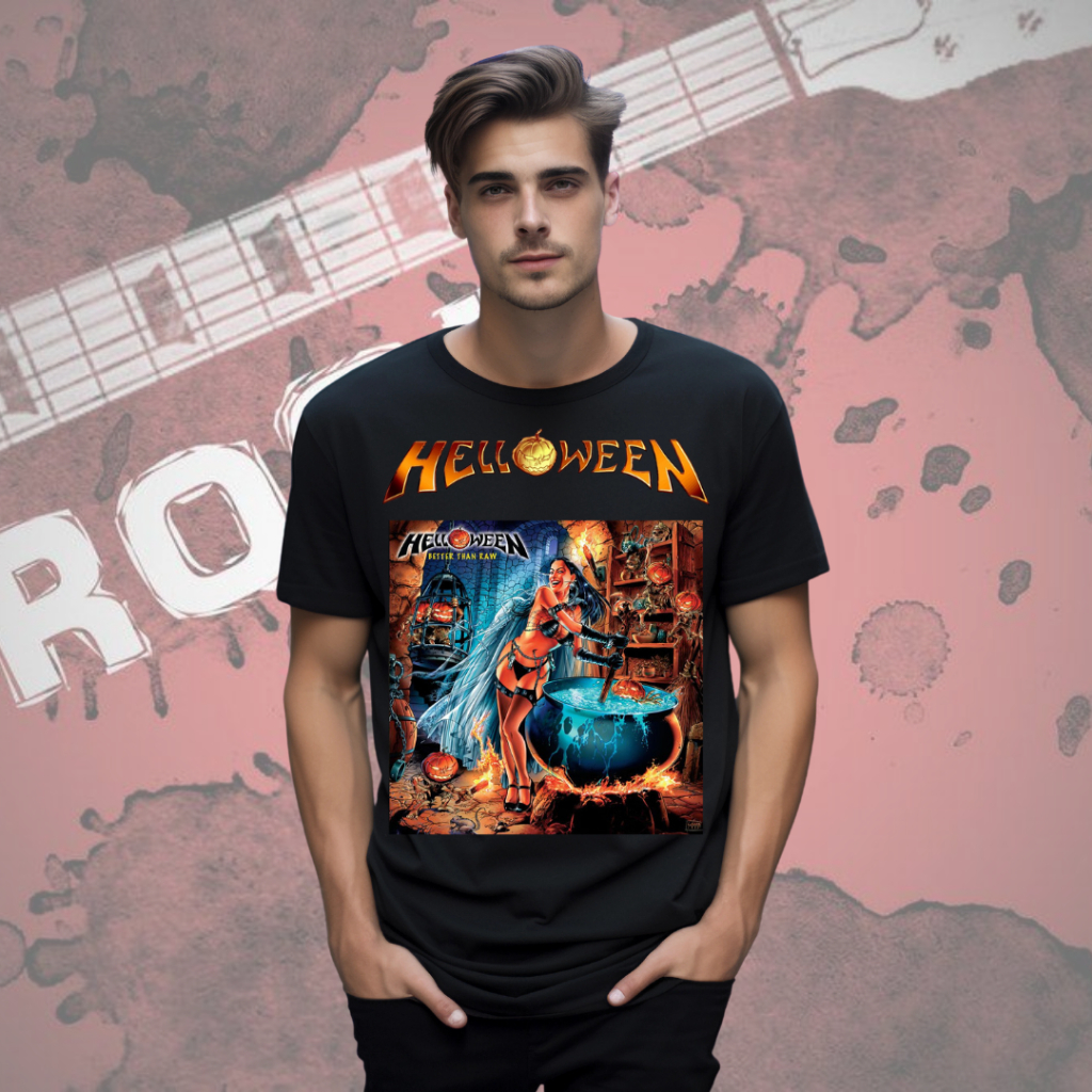 Camiseta Helloween Banda de Rock Metal T-shirt Blusa unissex Envio