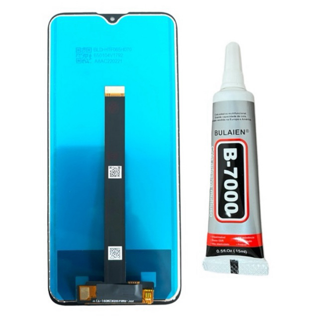 Frontal Tela Display Moto One Fusion Xt2073 Original Premium + Cola 15ml