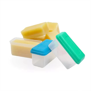 Kit 20 Forma De Sabão Sabonete Artesanal Mini Container Transparente