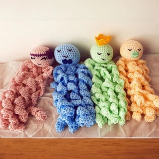 Polvo de crochê- Polvinho Amigurumi - Recém Nascido - O Mais Barato