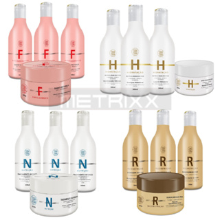 16 Itens Capilar Shampoo Condicionador Mascara Leave in TodaToda 4 Kit Cronograma Capilar