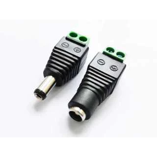 Kit Conectores P4 Reforçado 10 Macho 10 Femea Com Borne DCG-DCM