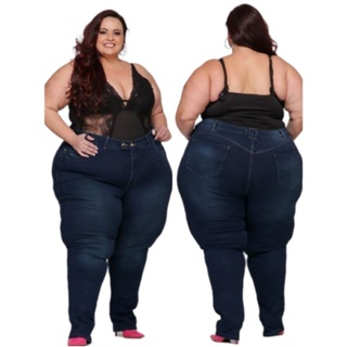 Calça Jeans Plus Size Elastano Lycra 58 ao 66 37416