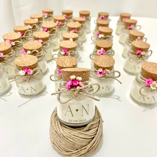 Mini Vela Aromática ,Vela Artesanal Personalizada, Vela Lembrancinha | 40g
