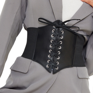 Shaper Thin Strap Corset Malhação Fashion Belt Set