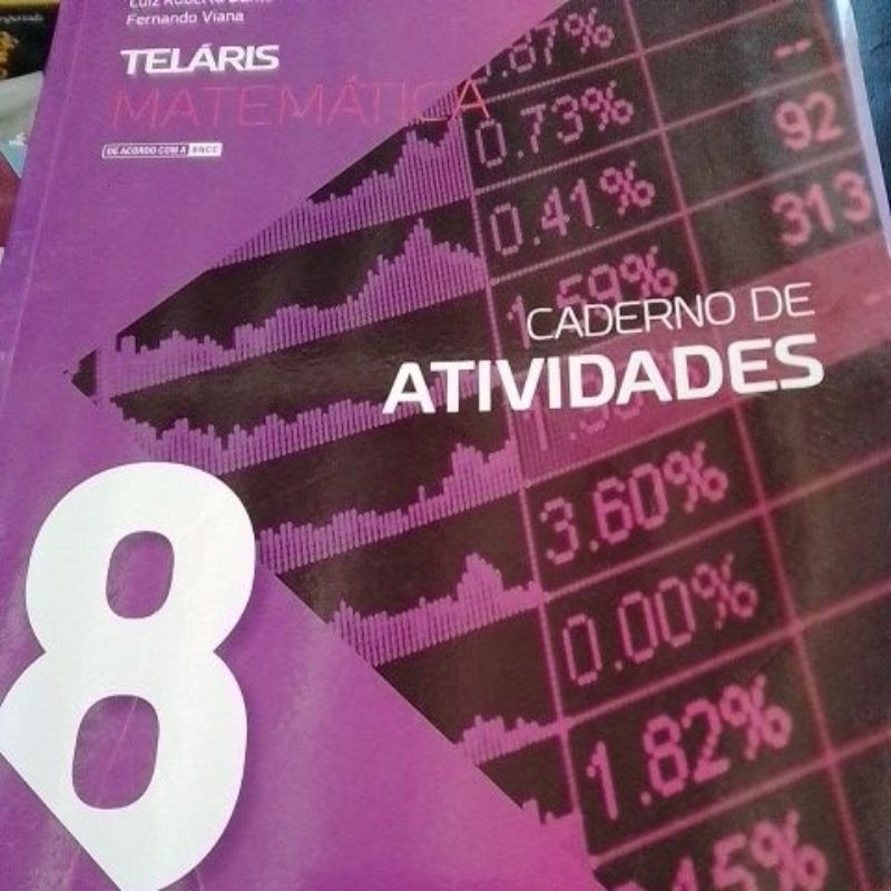 telaris matemática 8 ano livro de aluno com caderno de exercício ...