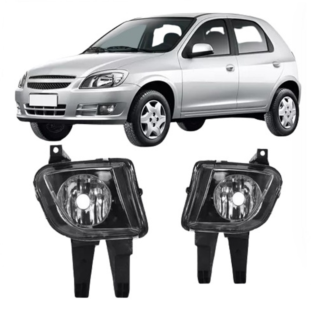 Farol Milha Celta Prisma 2007 2008 2009 2010 2011 Auxiliar Neblina ...