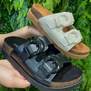 Sandalia Papete Moleca Feminina Casual Tiras Flatform ORIGINAL