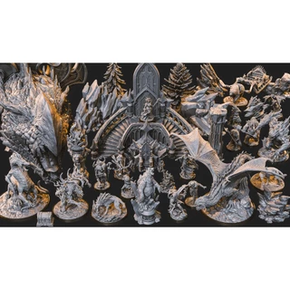 MINIATURAS de Tabuleiro e RPG Dungeons & Dragons Coleção - Reign of the Coldheart -