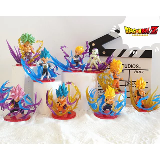 Dragon Ball Super Saiyajin Figuras de Ação Bonecos de Ação Decoração Anime Miniatura Action Figure Goku/Vegeta/Broly