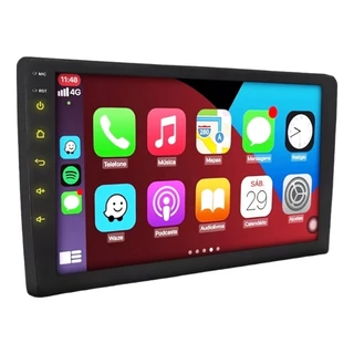 Central Multimídia Premium Com Android Auto Car Play Tela 9 Polegadas - Bluetooth Usb Espelhamento