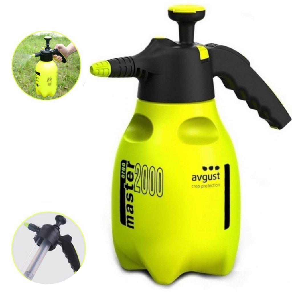 Pulverizador Spray Borrifador Compressão Previa 2 Litros Com Valvula