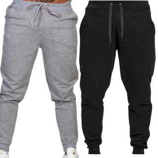 Calça Moletom Masculina Moletom Frio Flanelada Em Algodão Confortavel