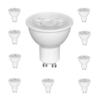 Kit 10 Lampada Led Dicroica Mr16 Gu10 4.5w 6.5 Inmetro Cor Da Luz Voltagem 110v/220v (bivolt)