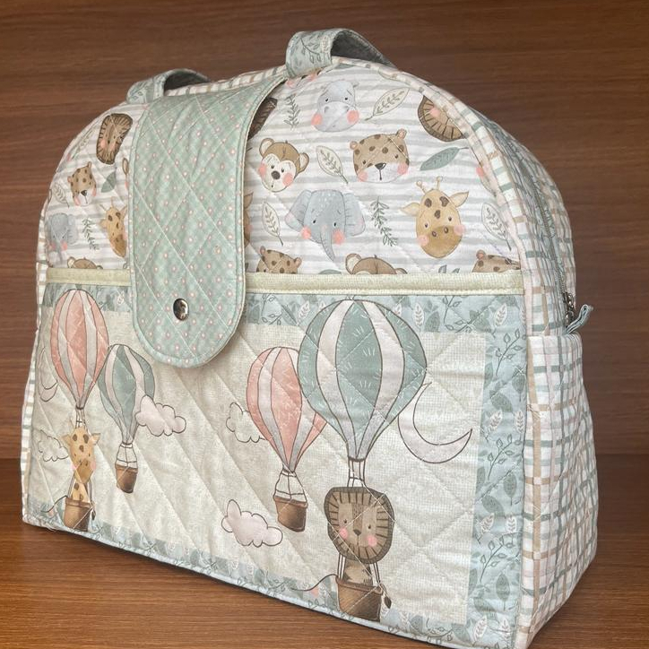 Bolsinha Bolsa De CalÃ§a Jeans Com Fuxico COLEÇÃO SAFARI (Painel