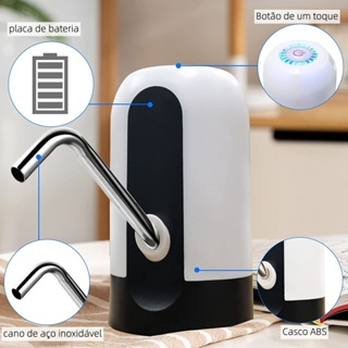 Bomba Elétrica Reforçada Para Galão de Agua Bivolt 110Voltz - 220Voltz