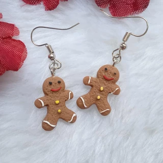 Brinco Homem de Biscoito (christmas, biscoitinho de gengibre, fun, divertido, Natalino, Aesthetic)