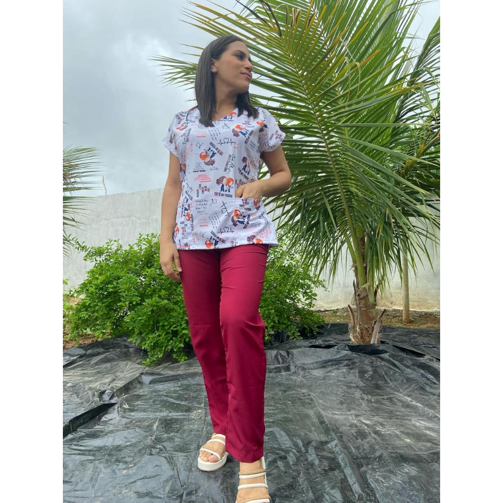 Pijama scrub Cirúgico Conjunto hospitalar (GREYS´ANATOMY) Shopee Brasil