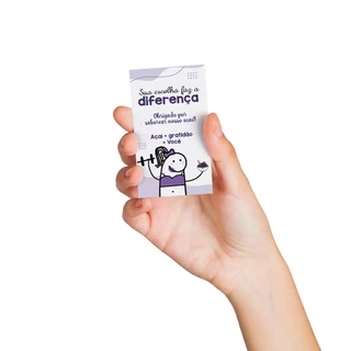 100 Tag de Agradecimento para Açaí Delivery – Cartão Obrigado Cliente | Embalagem Personalizada