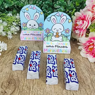 24 unid Porta Bis Duplo Páscoa lembrancinha Mimo empresa cliente em Oferta na Shopee