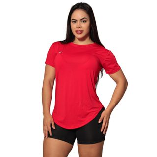Camiseta Blusa Corrida Academia Dry Fit Feminina 100% Poliamida