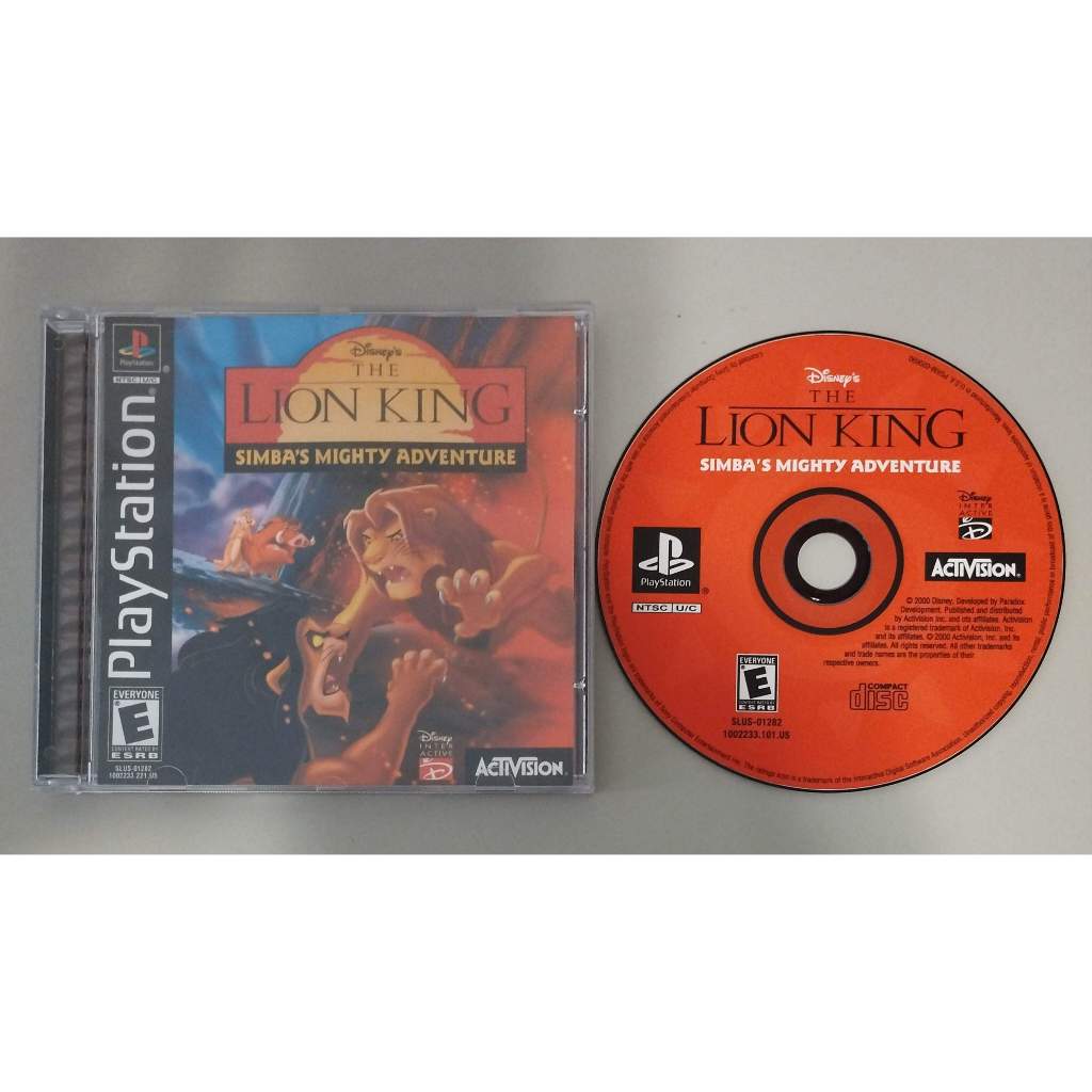 PS1 - The Lion King 2 Simba's Mighty Adventure Rei Leão - Em português ...