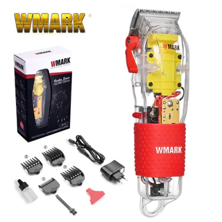 Maquina Corta Cabelo Wmark Ng108 Transparente Profissional