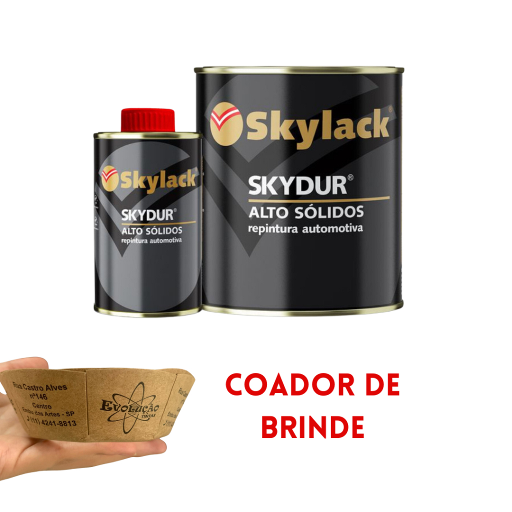 Verniz PU Automotivo 10.000 750ml + Catalisador 110 150ml - Skylack