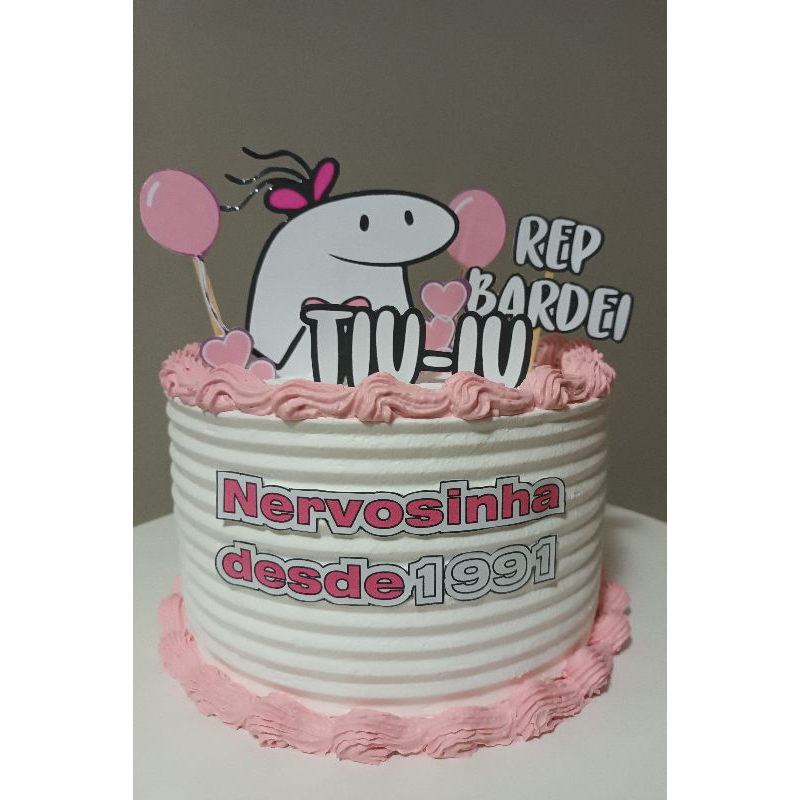 Topo de Bolo Flork Feminino