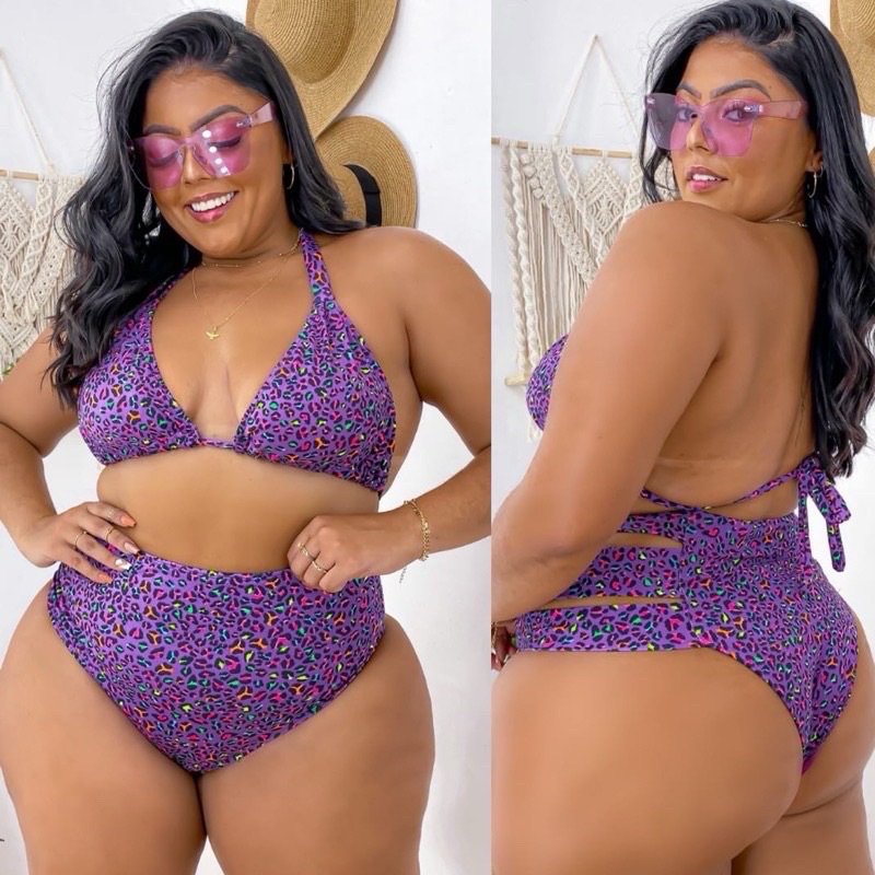 Biquíni Plus Size 3 Tiras