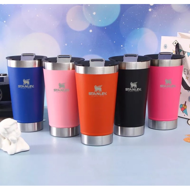 copo térmico de inox com abridor 473ml serva gelado e quente