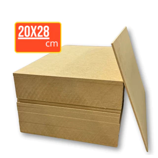 Chapa MDF 20x28 cm Placa 3mm – LOTE 20, 50, 100 Unidades – Artesanato, Sublimação, Quadro, Decoração