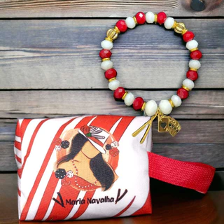 Kit Pulseira Maria Navalha +Nécessaire-Umbanda-Candomblé