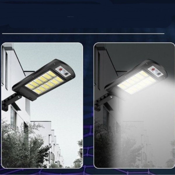 120LED Luz De Rua Solar Impermeável Sensor De Luz De Rua Elétrico