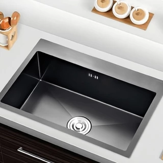 Cuba Cozinha Gourmet Aço Inox Quadrada Acessórios Embutir 55×45×21cm /75×45×21cm